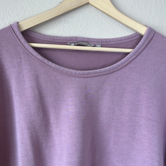 Athleta Crop Top Sweater Purple Size Extra Small - Picture 3 of 8